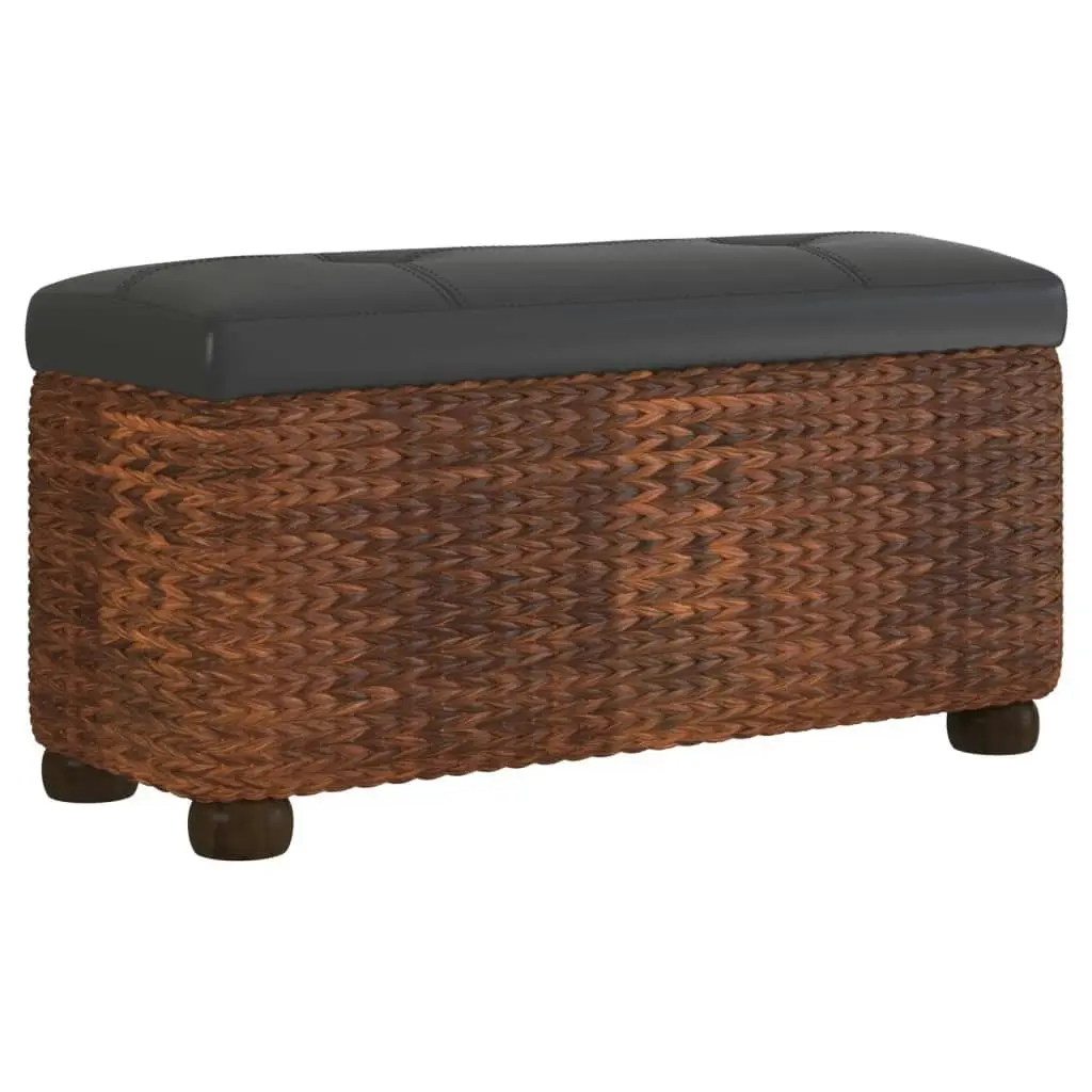 Storage Benches 2 pcs with Brown Cushion 69 cm Cattail 351813