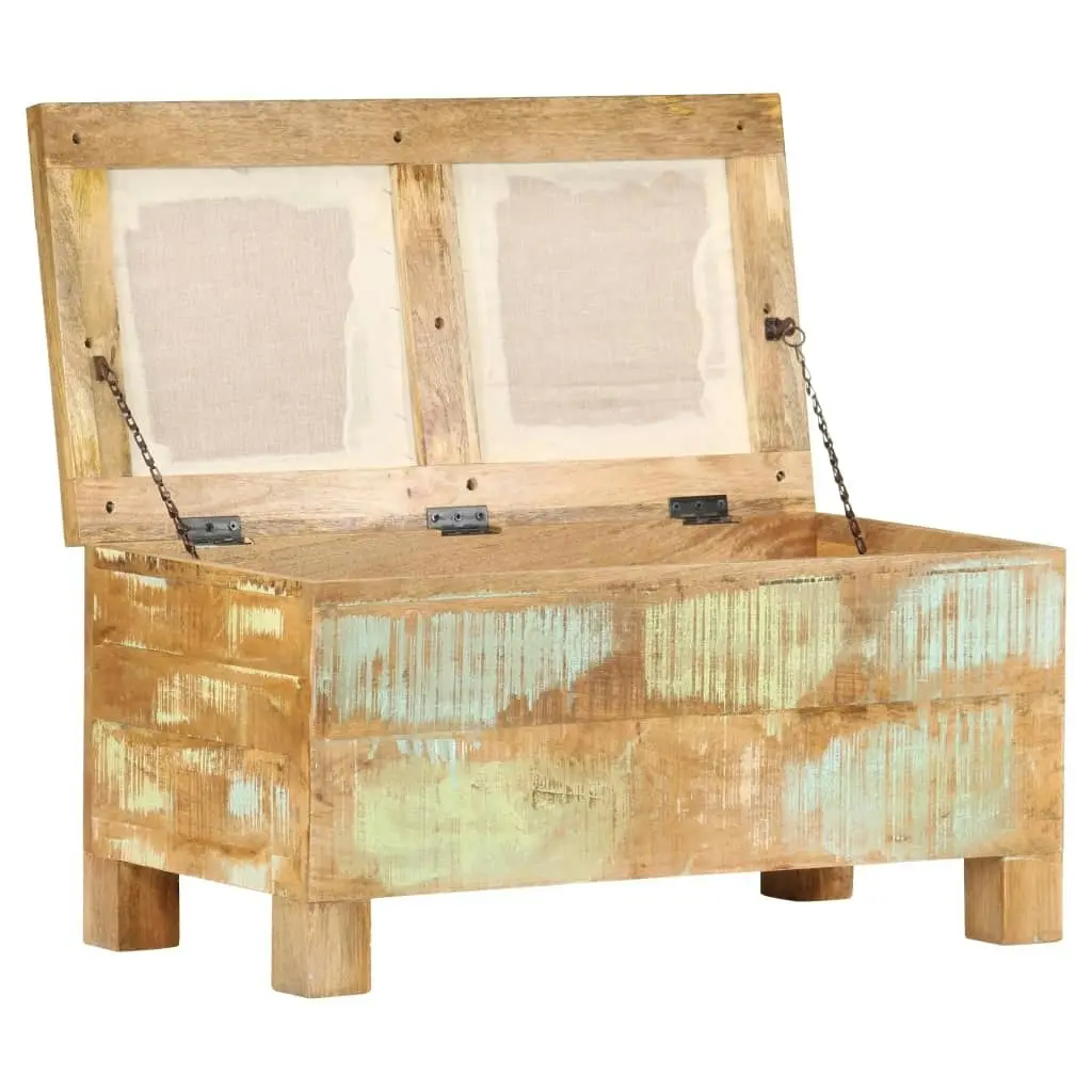 Storage Bench Solid Reclaimed Wood 80x40x40 cm 245137