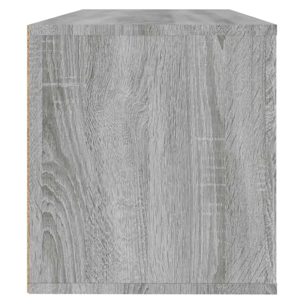 Wall Shoe Cabinet Grey Sonoma 100x35x38 cm Engineered Wood 821026