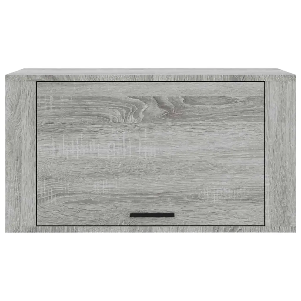 Wall-mounted Shoe Cabinet Grey Sonoma 70x35x38 cm Solid Wood Pine 821018