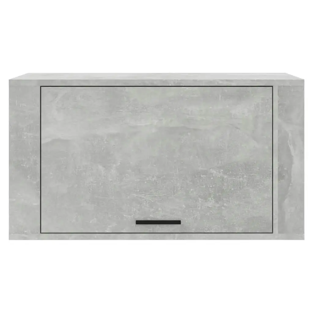 Wall-mounted Shoe Cabinet Concrete Grey 70x35x38 cm Engineered Wood 821016