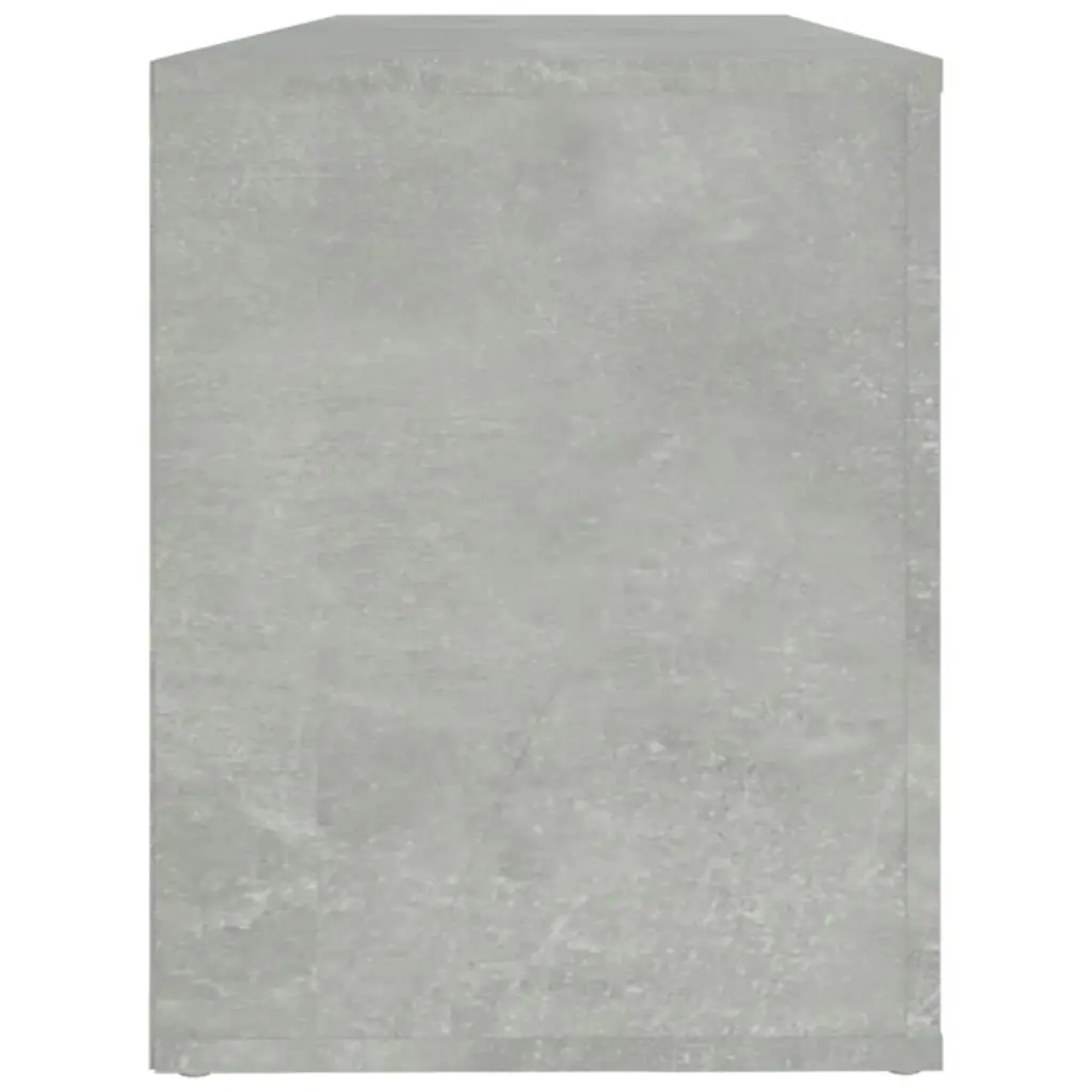 Shoe Cabinet Concrete Grey 100x35x45 cm Engineered Wood 816924