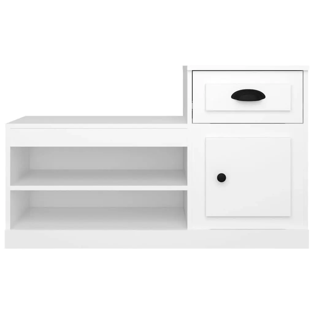 Shoe Cabinet White 100x42x60 cm Engineered Wood 816416