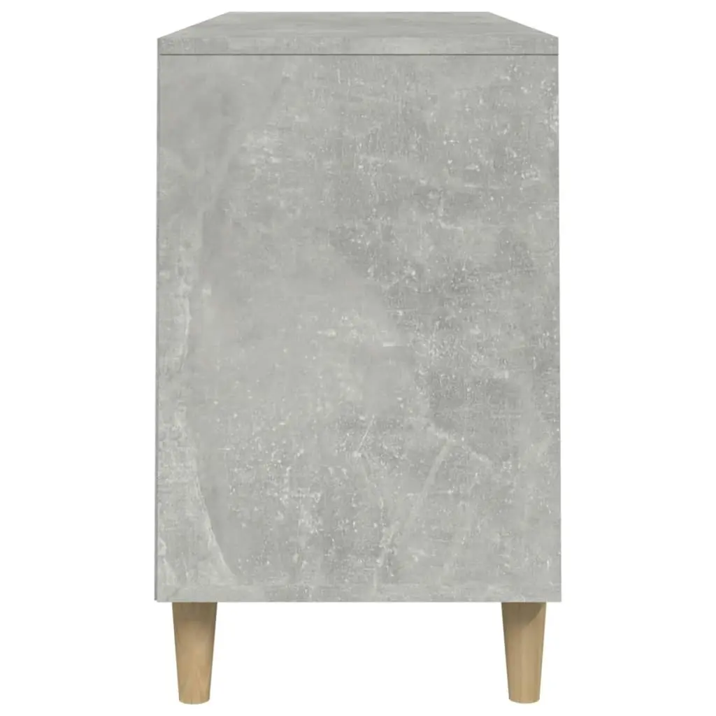 Shoe Cabinet Concrete Grey 102x36x60 cm Engineered Wood 819744