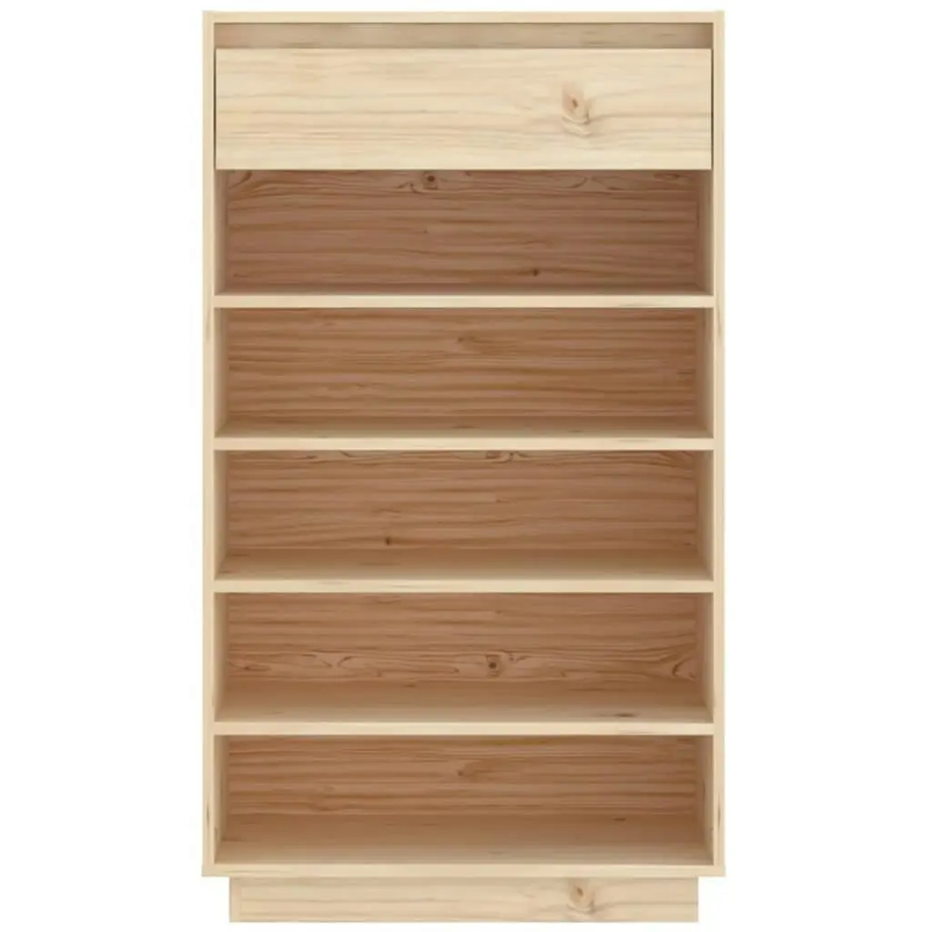 Shoe Cabinet 60x34x105 cm Solid Wood Pine 813550