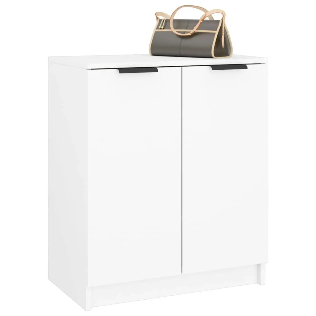 Shoe Cabinet White 59x35x70 cm Engineered Wood 811421