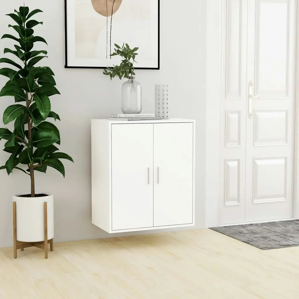 Shoe Cabinet White 60x35x70 cm Engineered Wood 808918