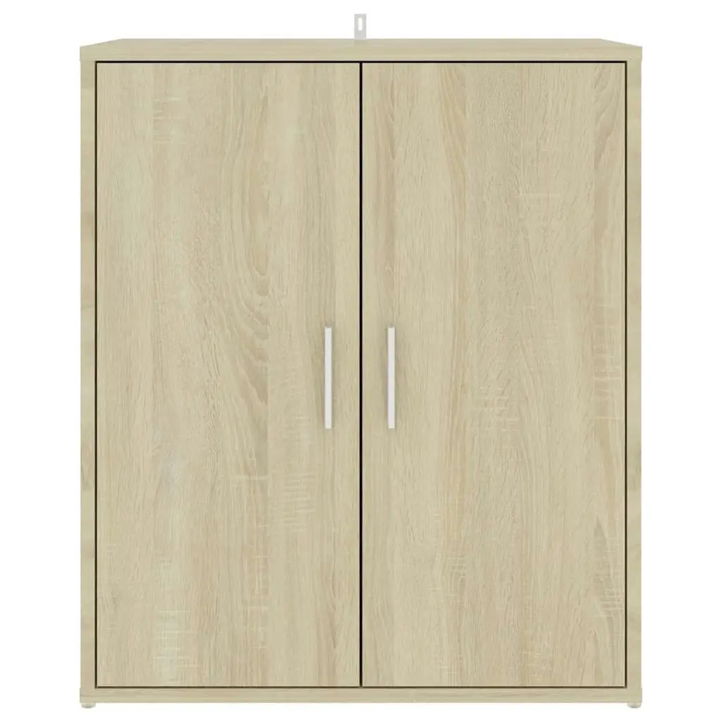 Shoe Cabinet Sonoma Oak 60x35x70 cm Engineered Wood 808921