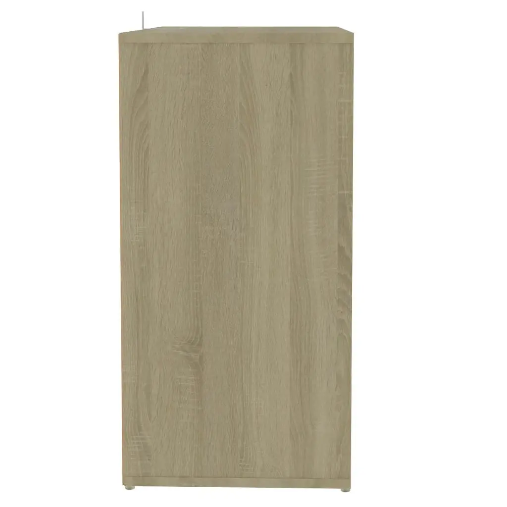 Shoe Cabinet Sonoma Oak 60x35x70 cm Engineered Wood 808921