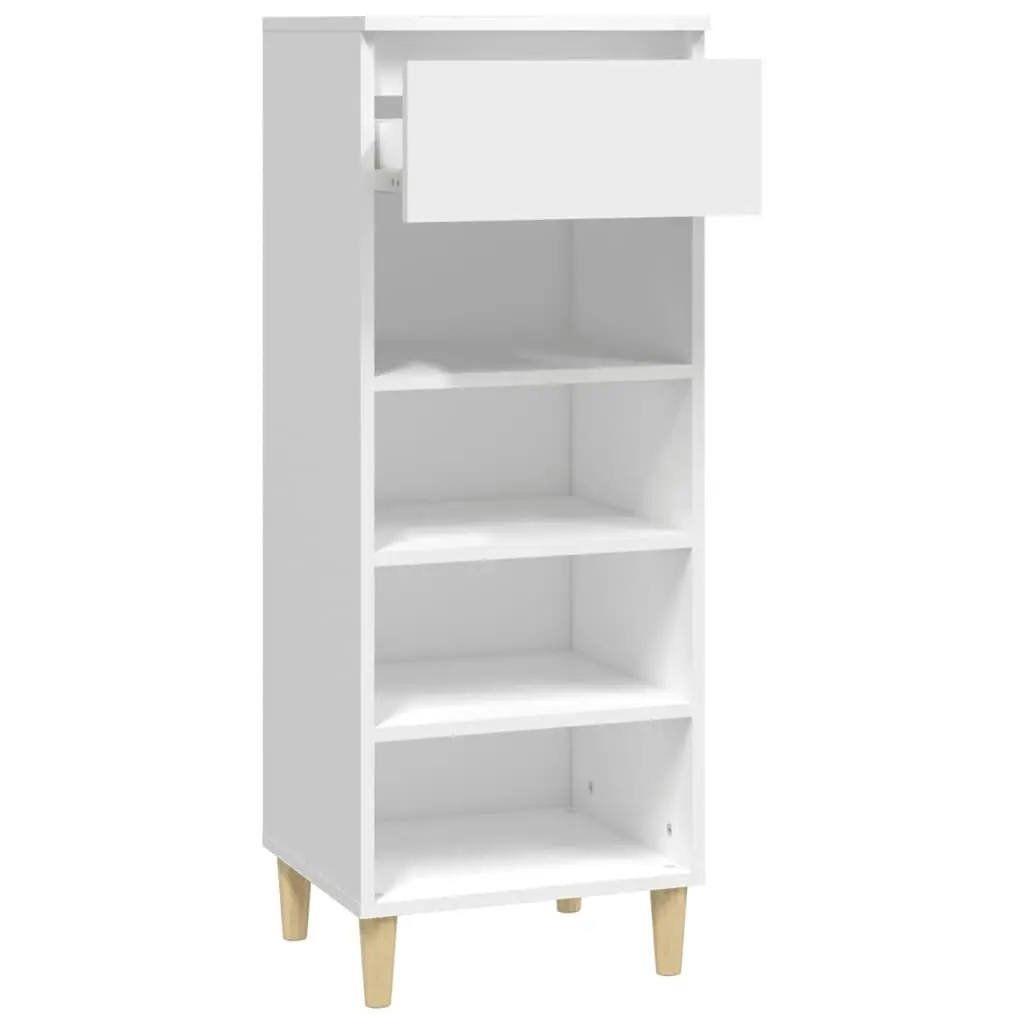 Shoe Cabinet White 40x36x105 cm Engineered Wood 819772