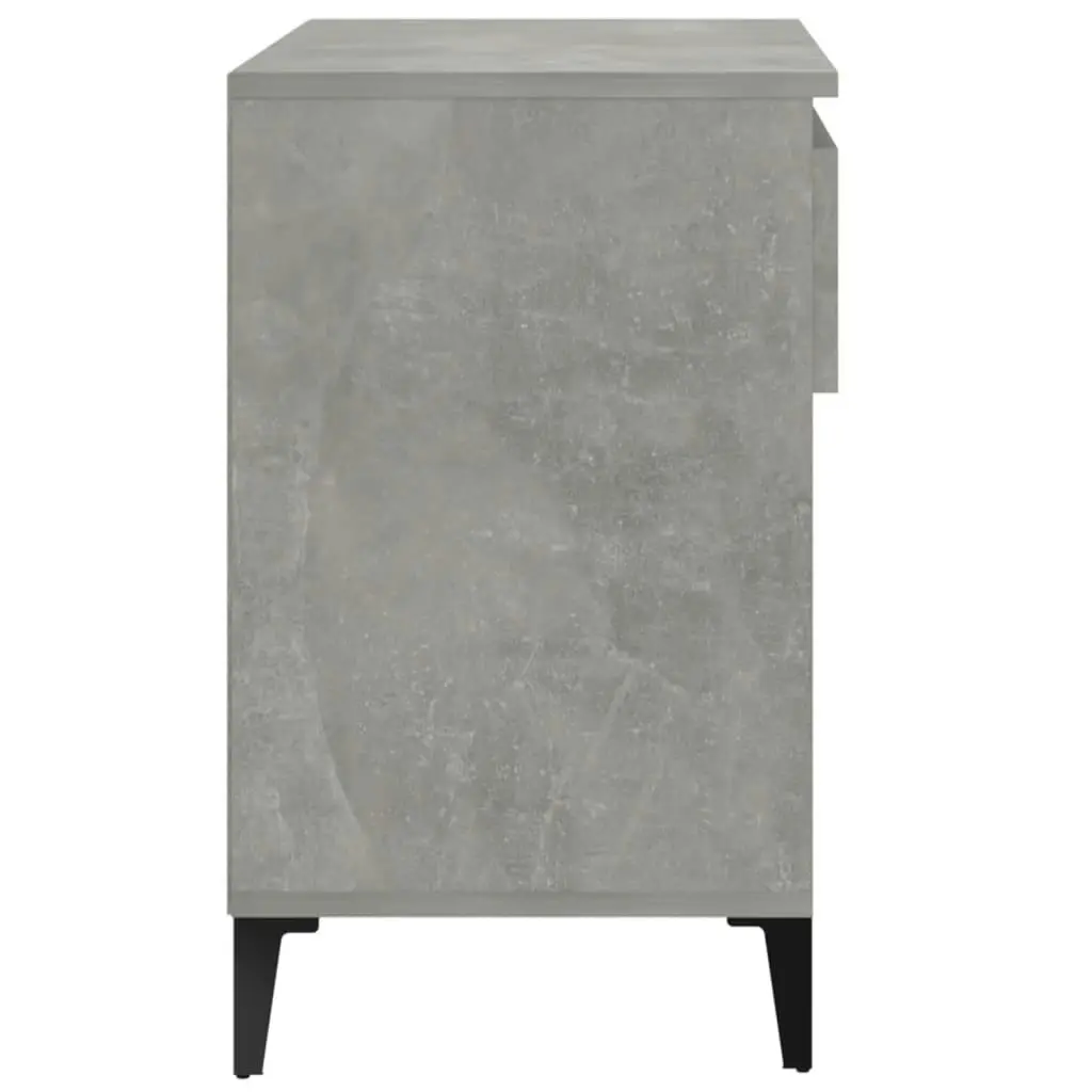 Shoe Cabinet Concrete Grey 70x36x60 cm Engineered Wood 819768