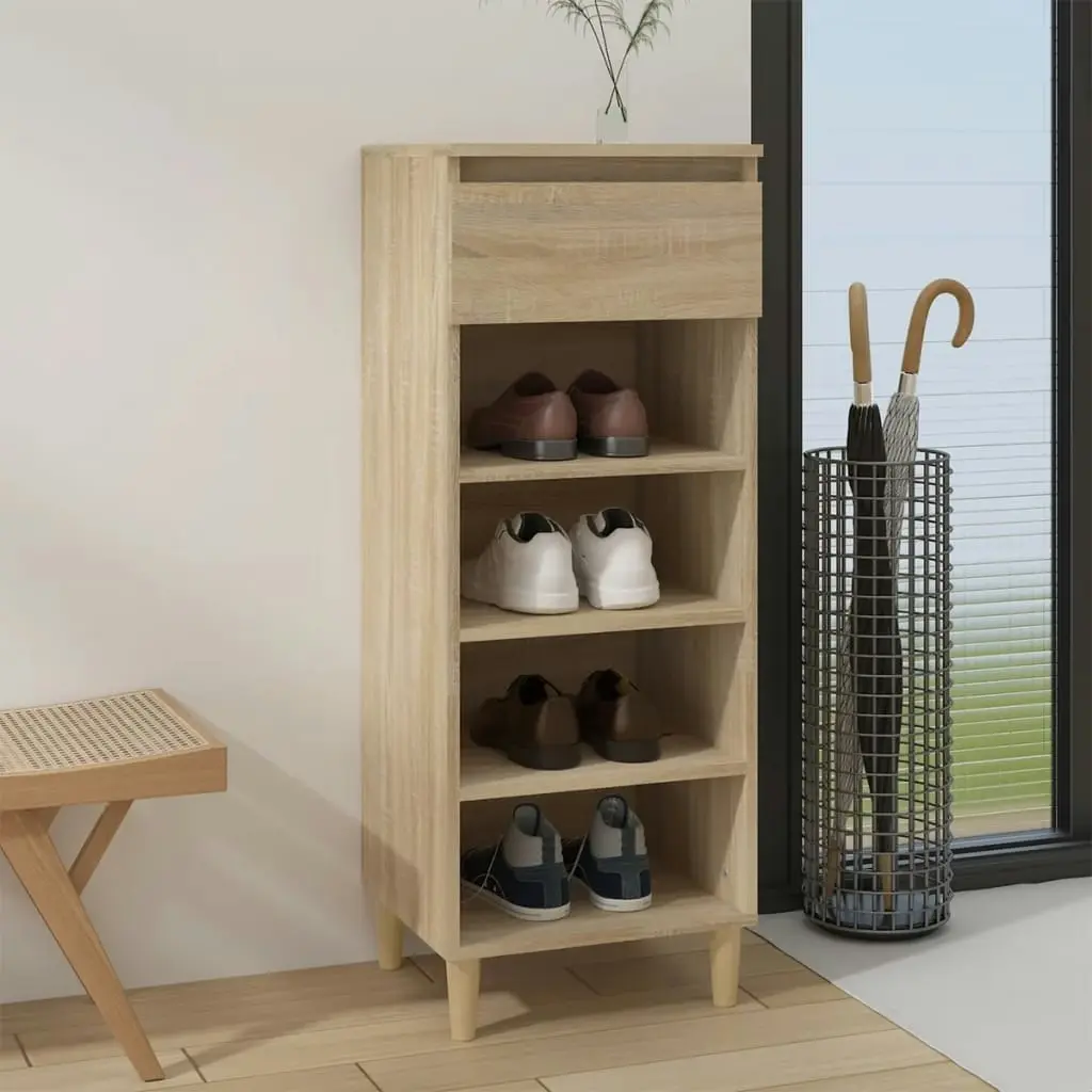 Shoe Cabinet Sonoma Oak 40x36x105 cm Engineered Wood 819775