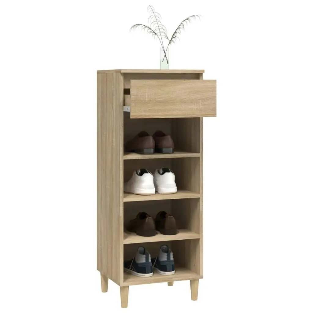 Shoe Cabinet Sonoma Oak 40x36x105 cm Engineered Wood 819775