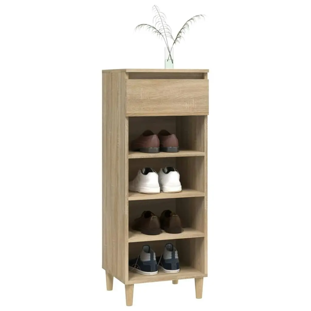 Shoe Cabinet Sonoma Oak 40x36x105 cm Engineered Wood 819775