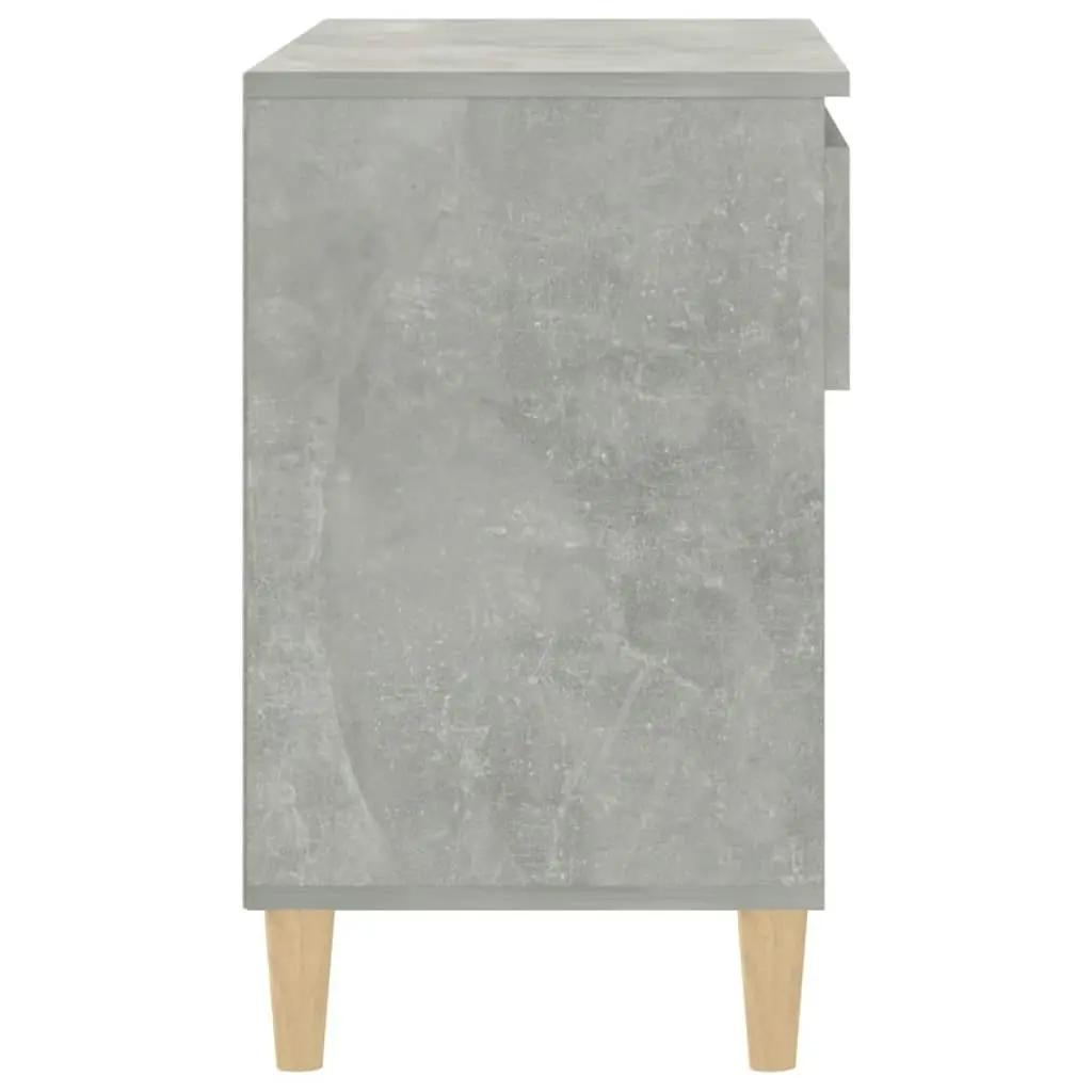 Shoe Cabinet Concrete Grey 70x36x60 cm Engineered Wood 819760