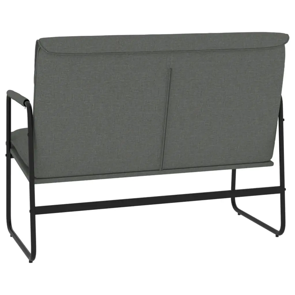 Bench Dark Grey 100x64x80 cm Fabric 351352