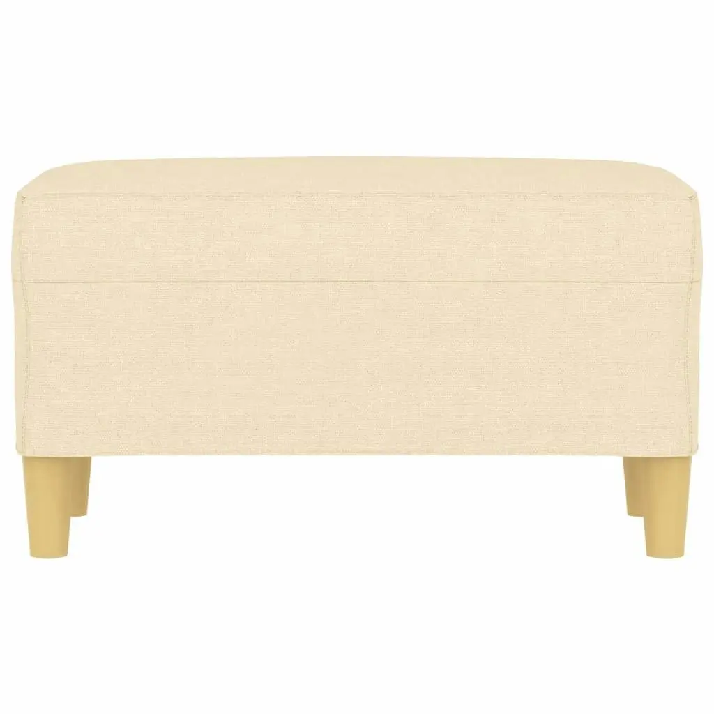 Bench Cream 70x35x41 cm Fabric 349369