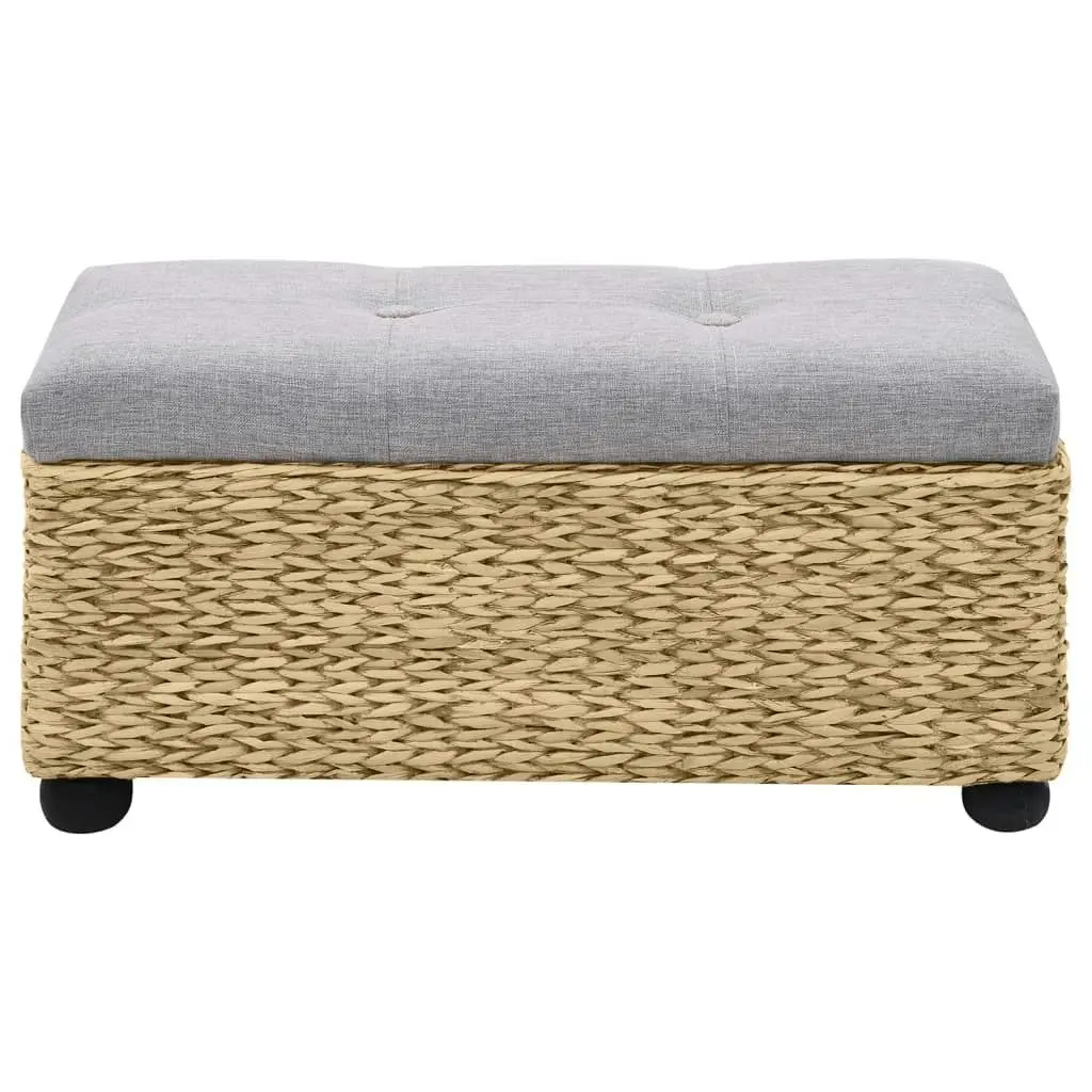 Bench Set 2 Pieces Seagrass Grey 246107