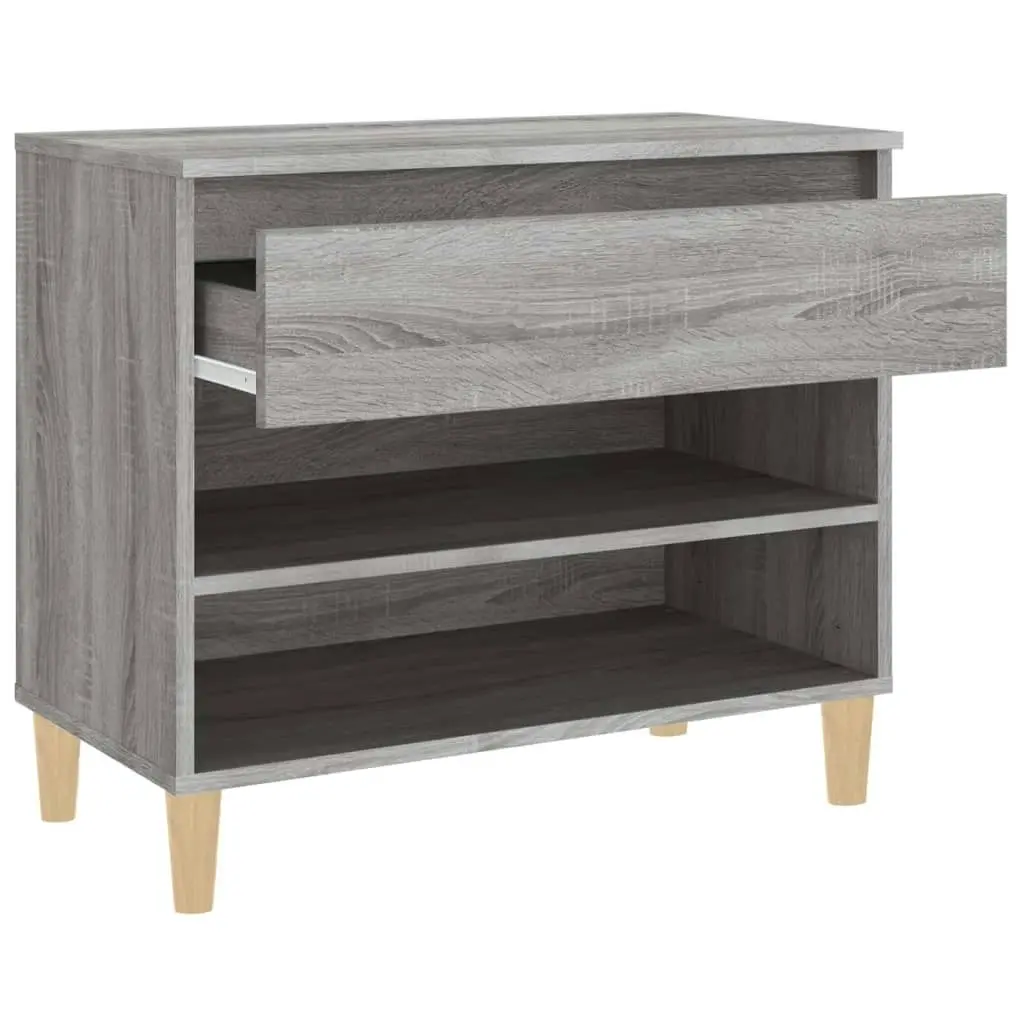 Shoe Cabinet Grey Sonoma 70x36x60 cm Engineered Wood 819762