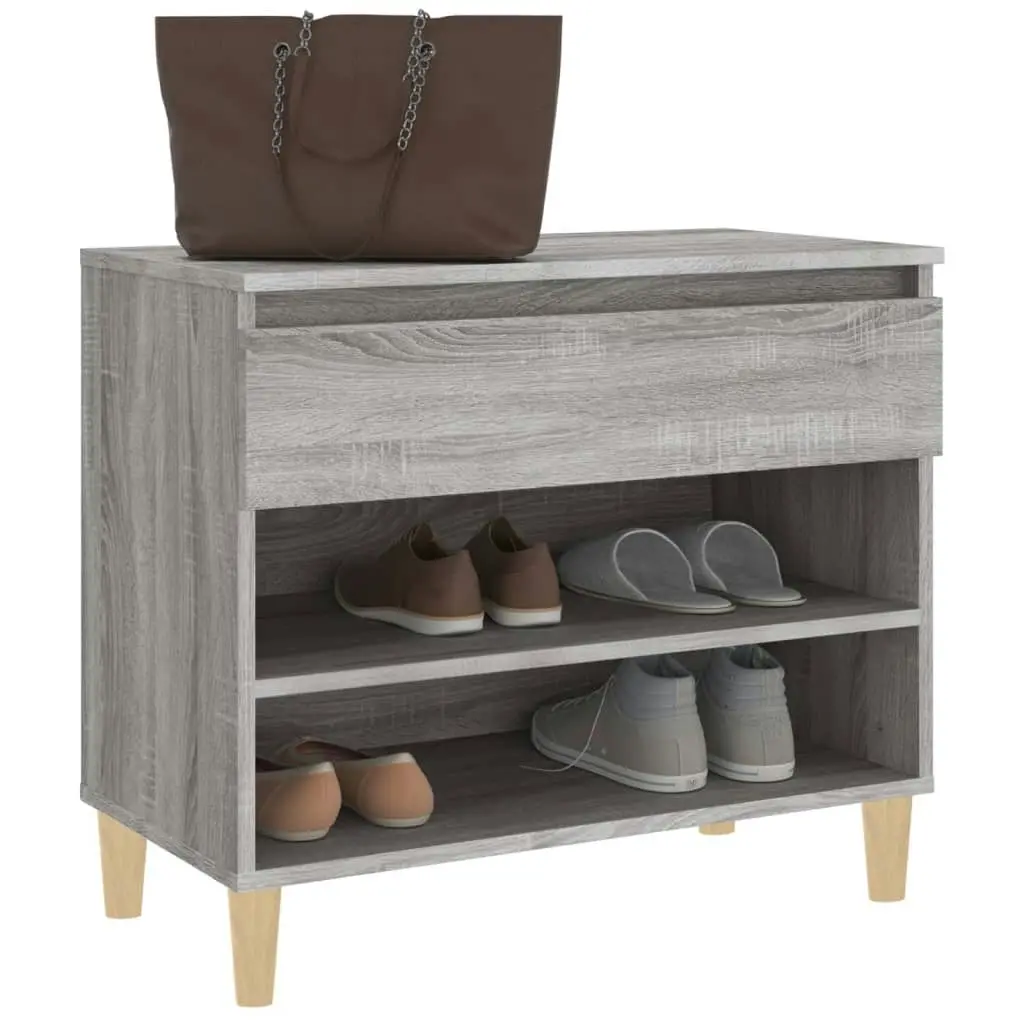 Shoe Cabinet Grey Sonoma 70x36x60 cm Engineered Wood 819762