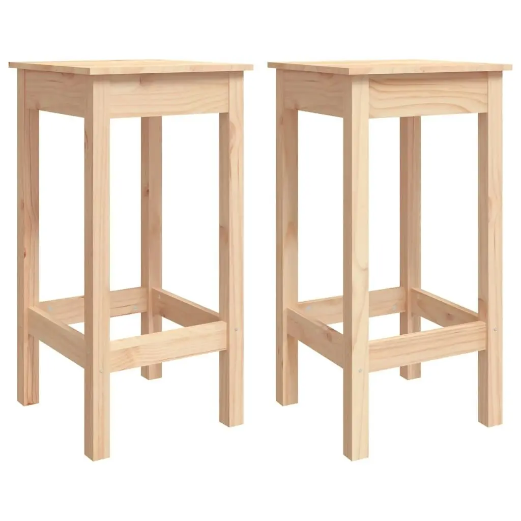 3 Piece Bar Set Solid Wood Pine 3124727