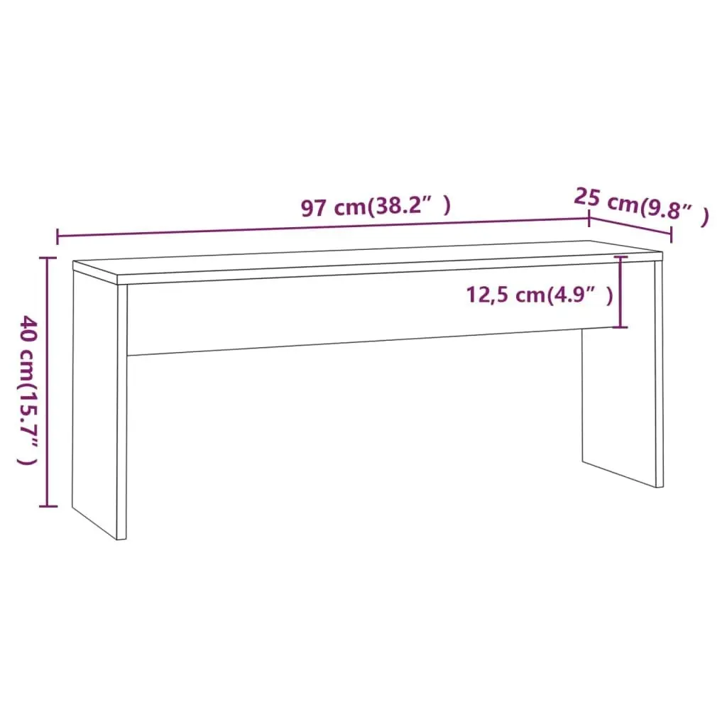 3 Piece Dining Set White Engineered Wood 809476