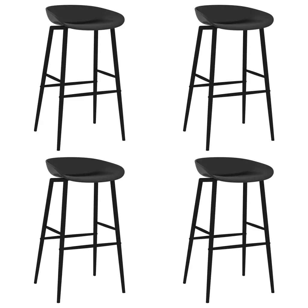 5 Piece Bar Set Black 3057465