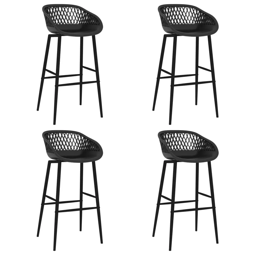 5 Piece Bar Set Black 3057375