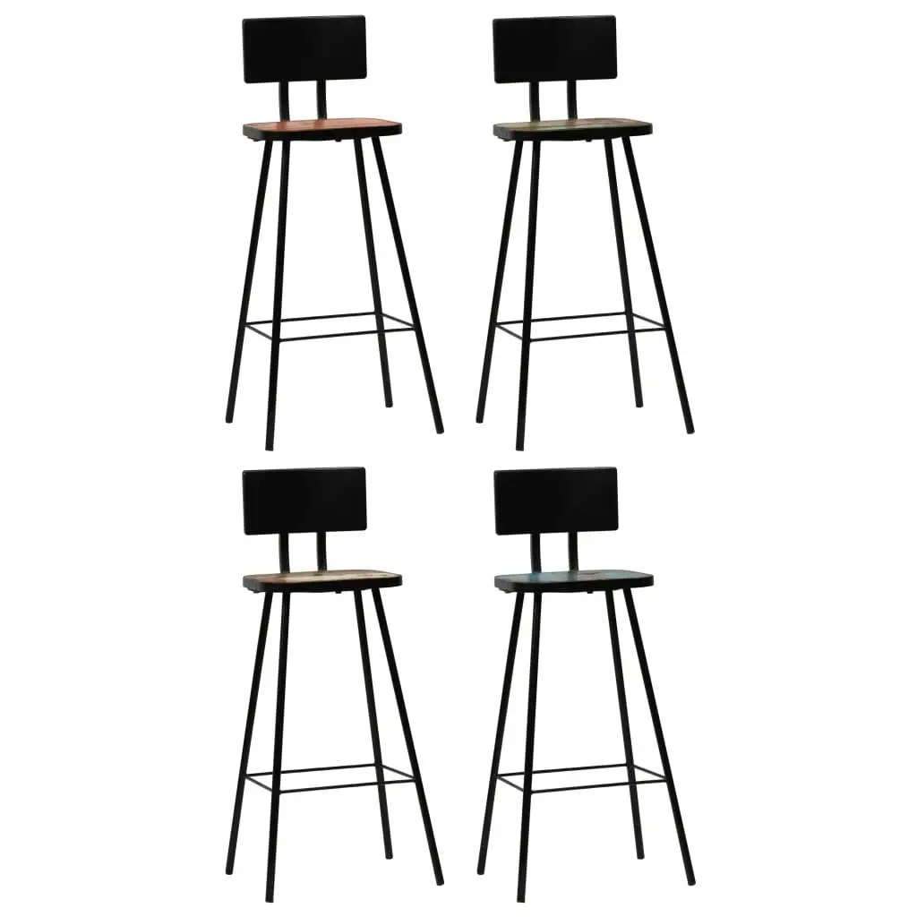 5 Piece Bar Set Black 3057829