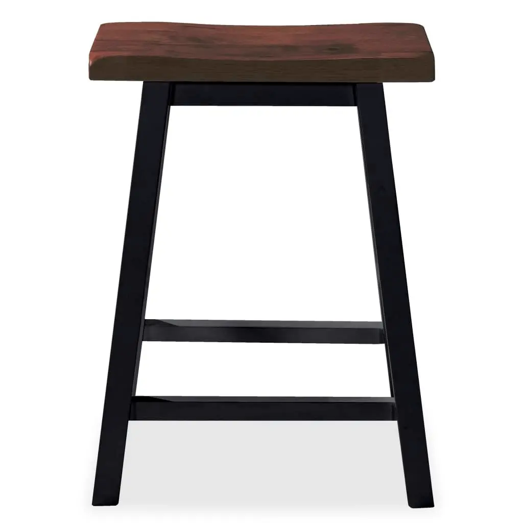 Bar Set 3 Pieces MDF Black 245363