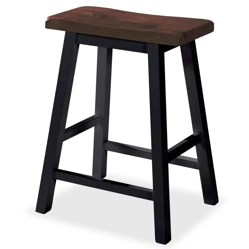 Bar Set 3 Pieces MDF Black 245363