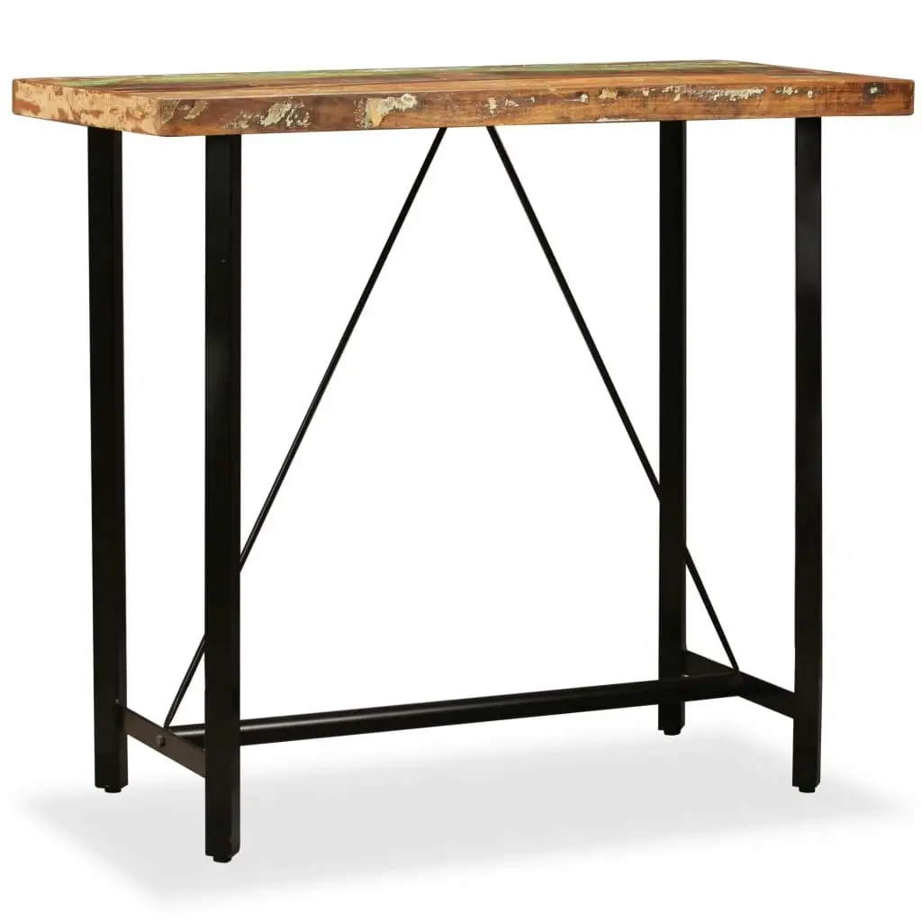 Bar Set 5 Pieces Solid Wood Reclaimed 275143