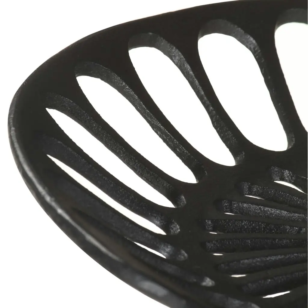 Bar Stool Black Cast Iron 321044