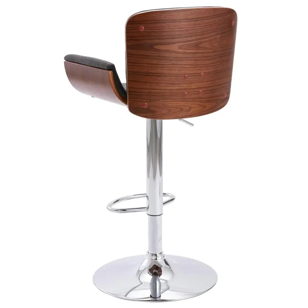 Bar Stool Grey Fabric 287379