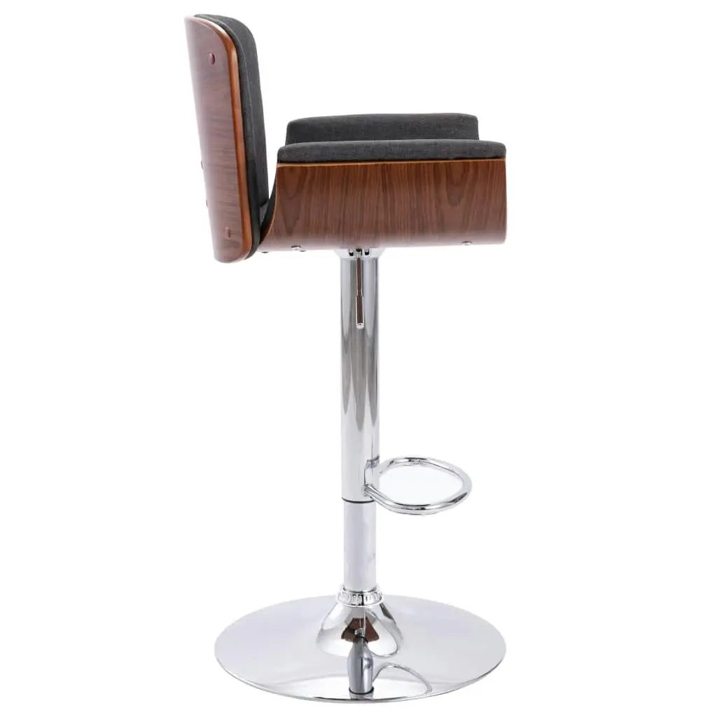 Bar Stool Grey Fabric 287379