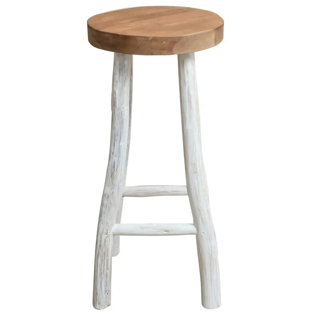 Bar Stool Solid Teak Wood 244546