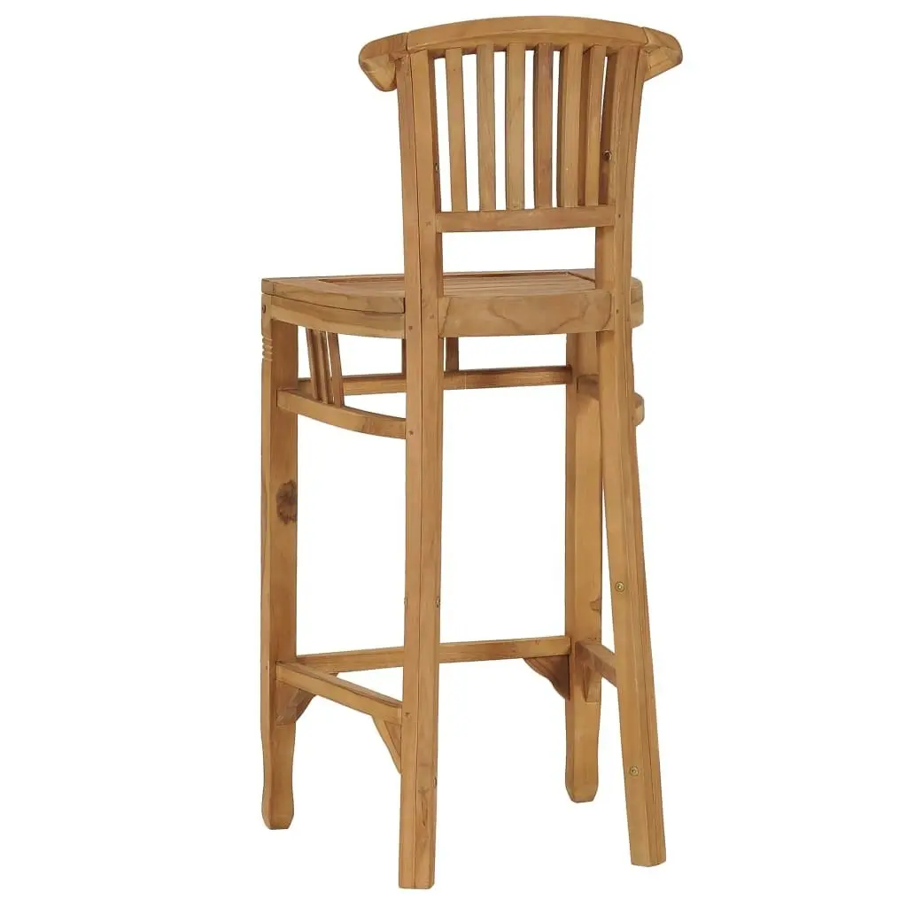 Bar Stool Solid Teak Wood 49428