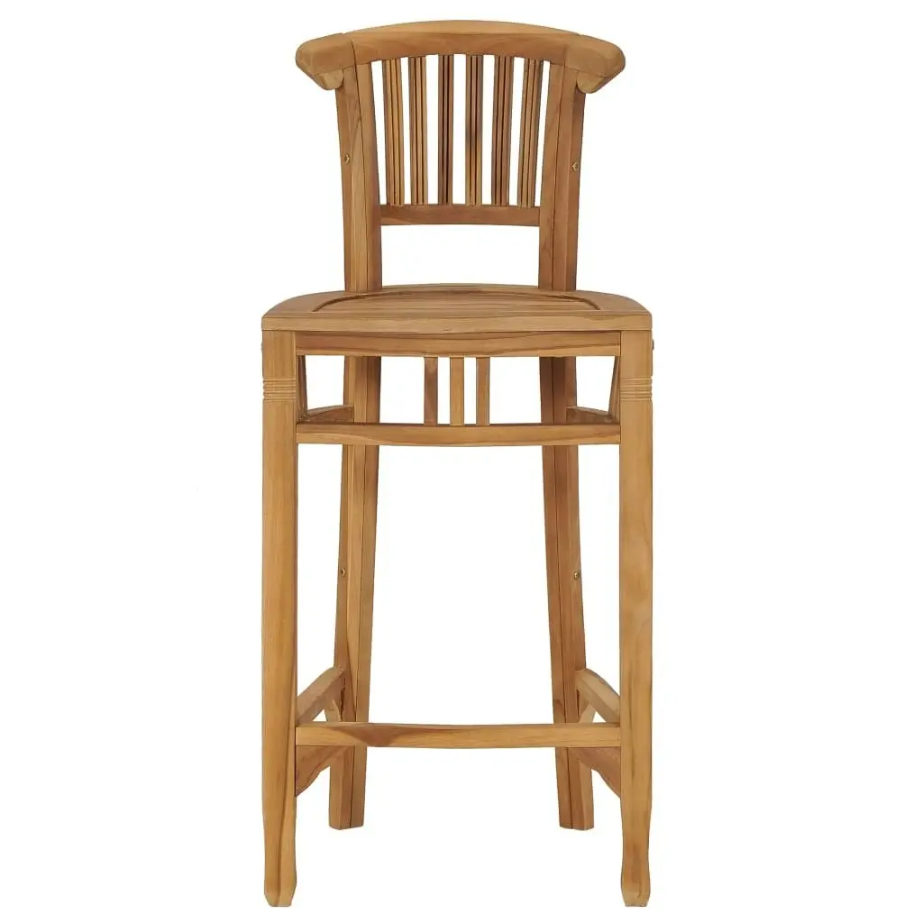 Bar Stool Solid Teak Wood 49428