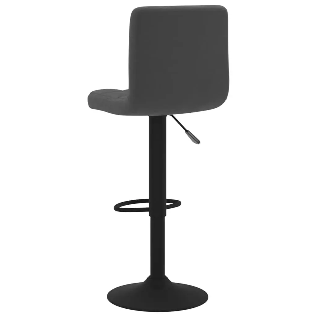 Bar Stools 2 pcs Black Velvet 334302