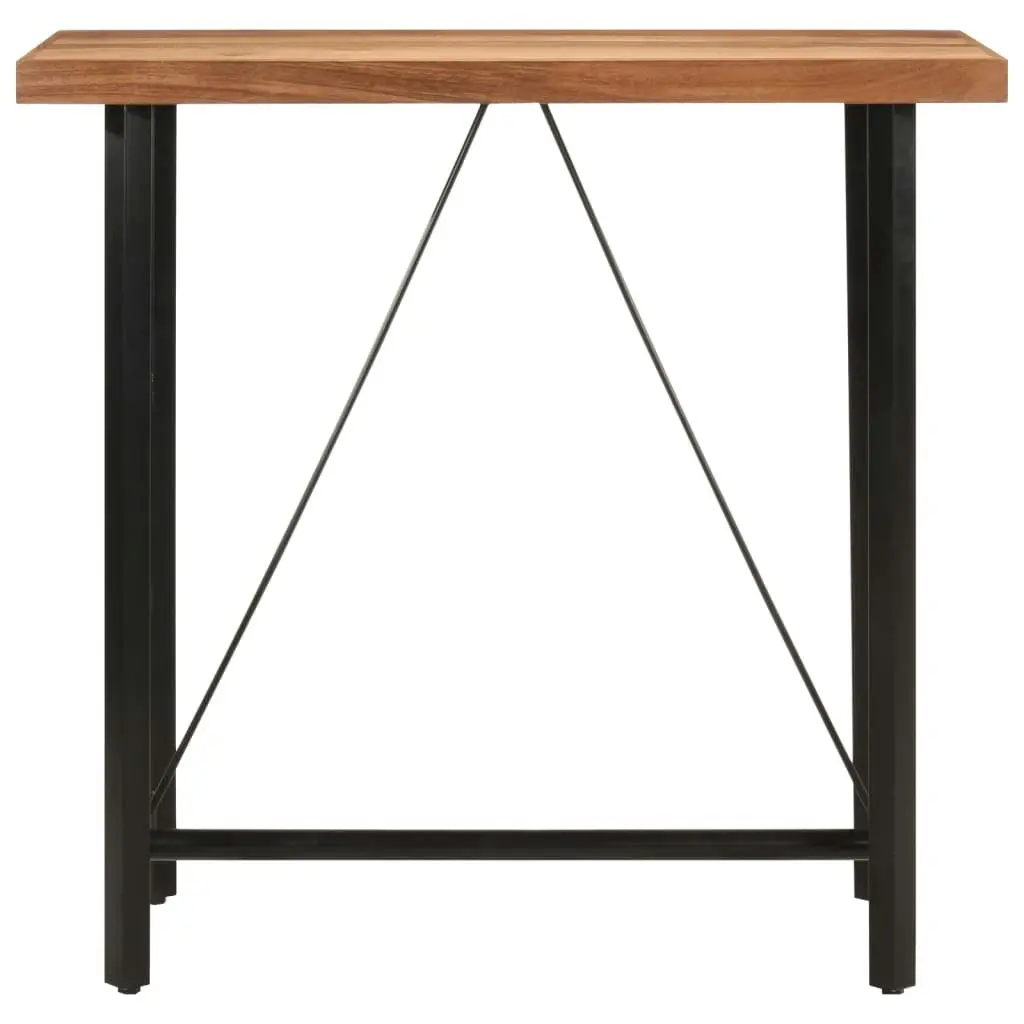 Bar Table 110x55x107 cm Solid Wood Acacia and Iron 356370