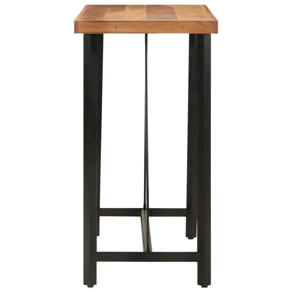 Bar Table 110x55x107 cm Solid Wood Acacia and Iron 356370