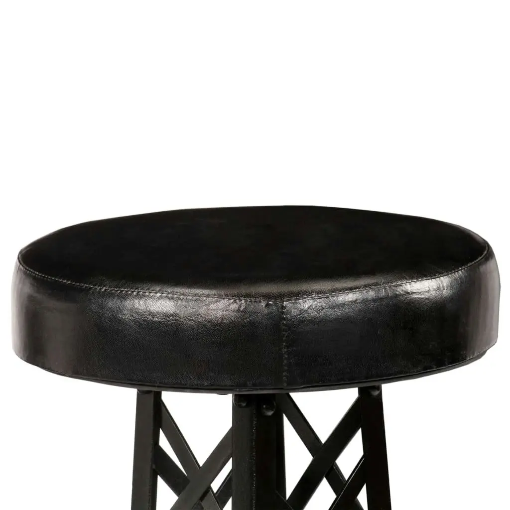 Bar Stools 2 pcs Real Leather 247660