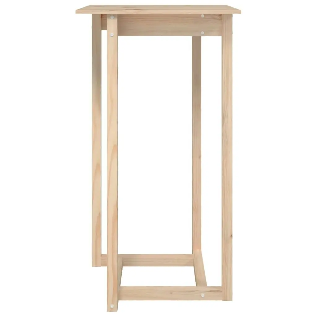 Bar Table 60x60x110 cm Solid Wood Pine 822177