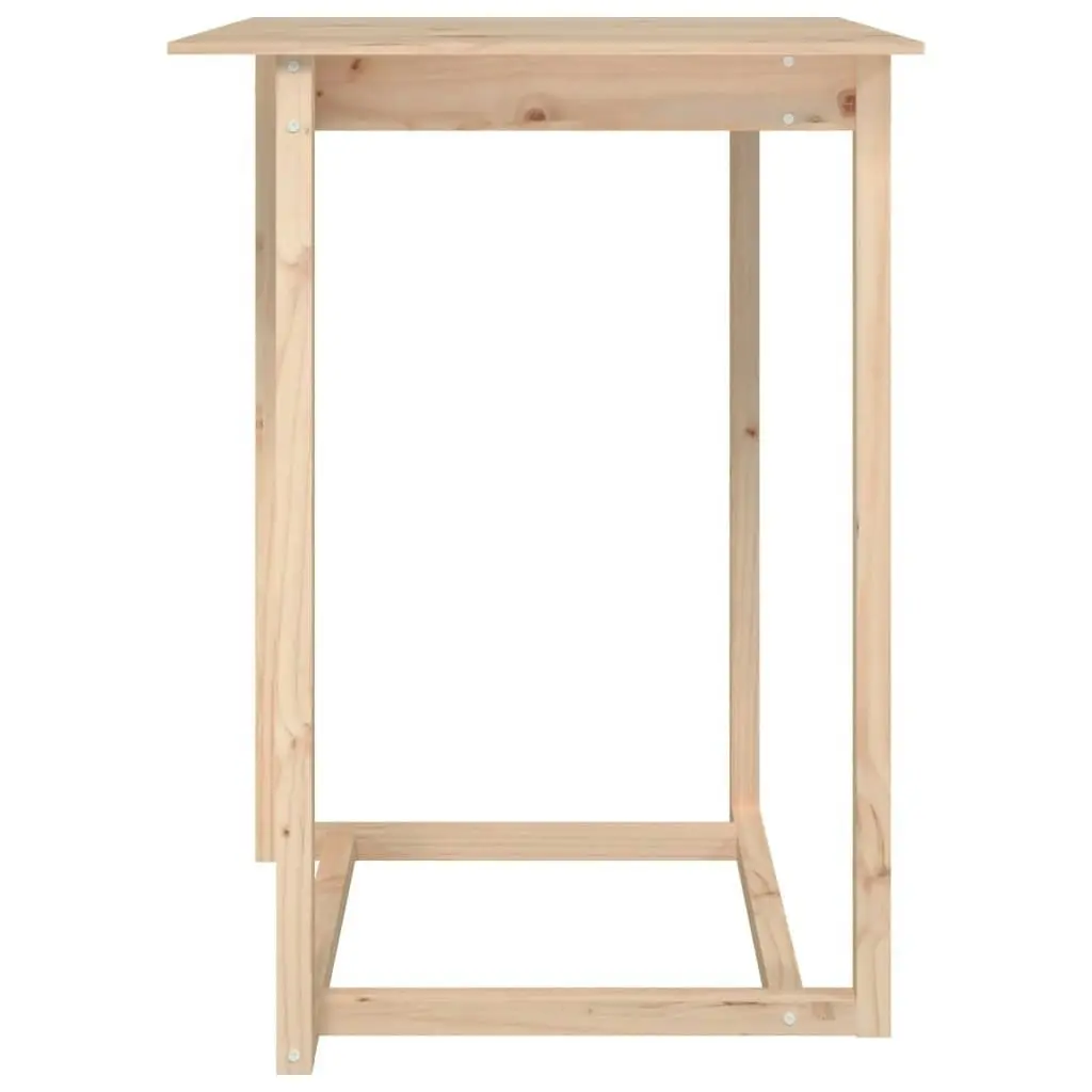 Bar Table 80x80x110 cm Solid Wood Pine 822182