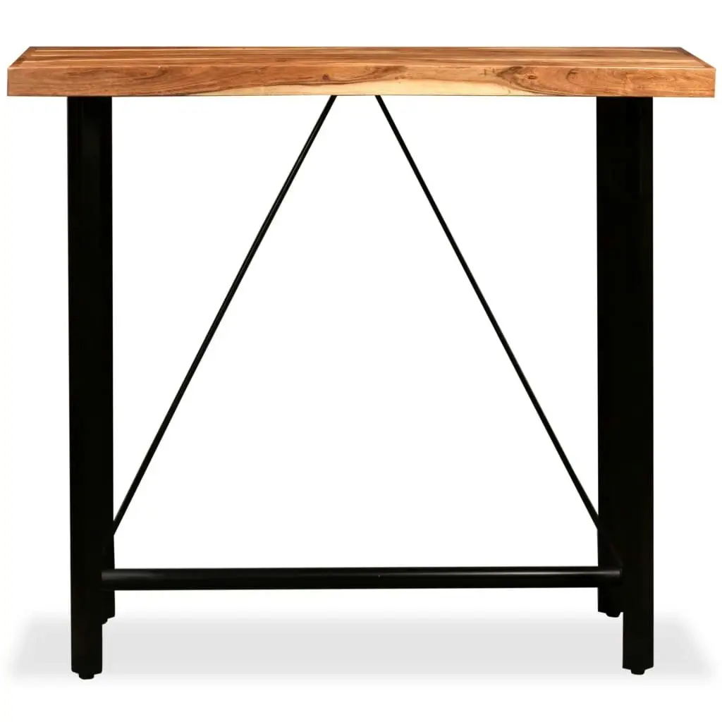 Bar Table 120x60x107 cm Solid Acacia Wood 245436