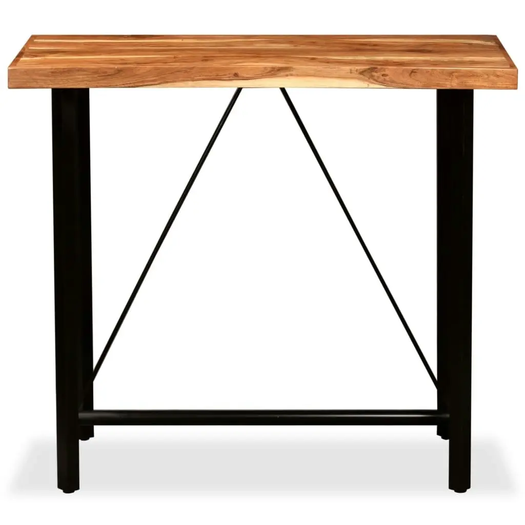 Bar Table 120x60x107 cm Solid Acacia Wood 245436