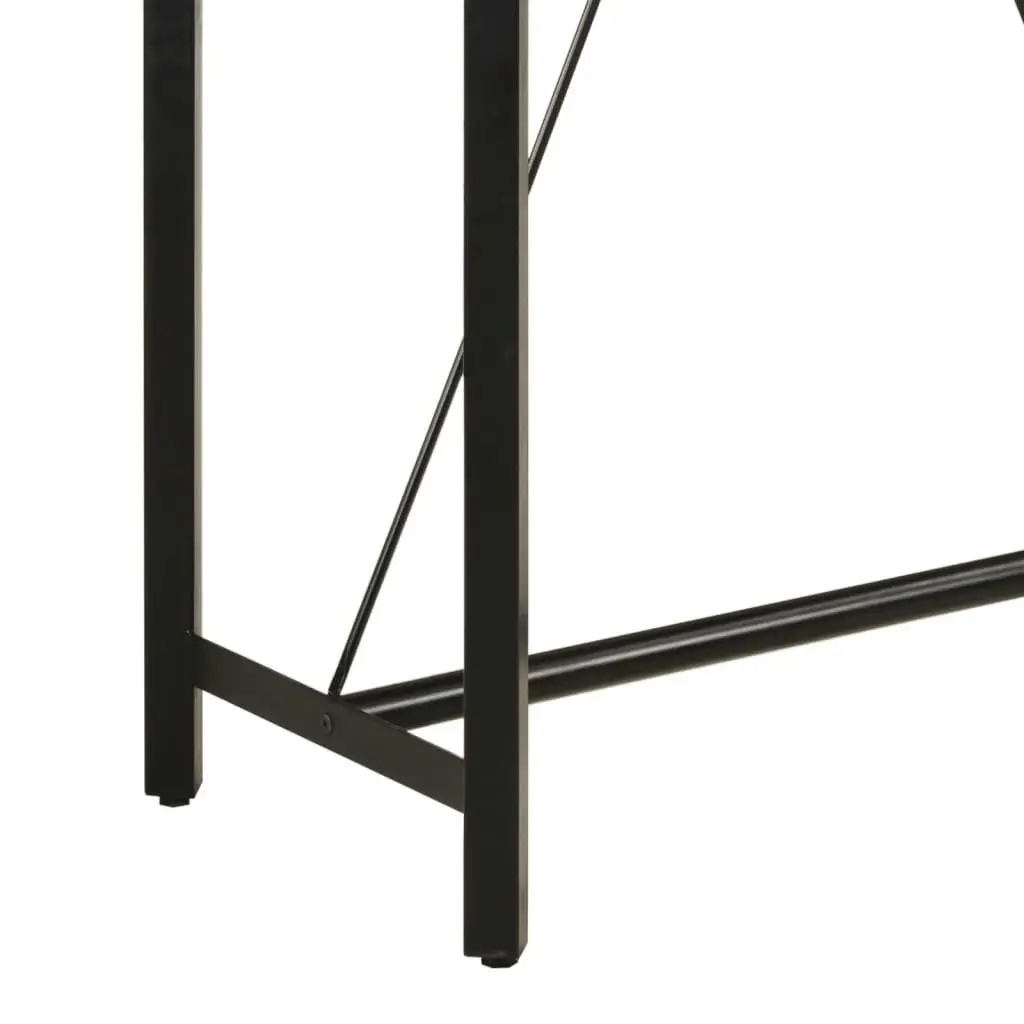 Bar Table 110x55x107 cm Solid Wood Mango and Iron 356381