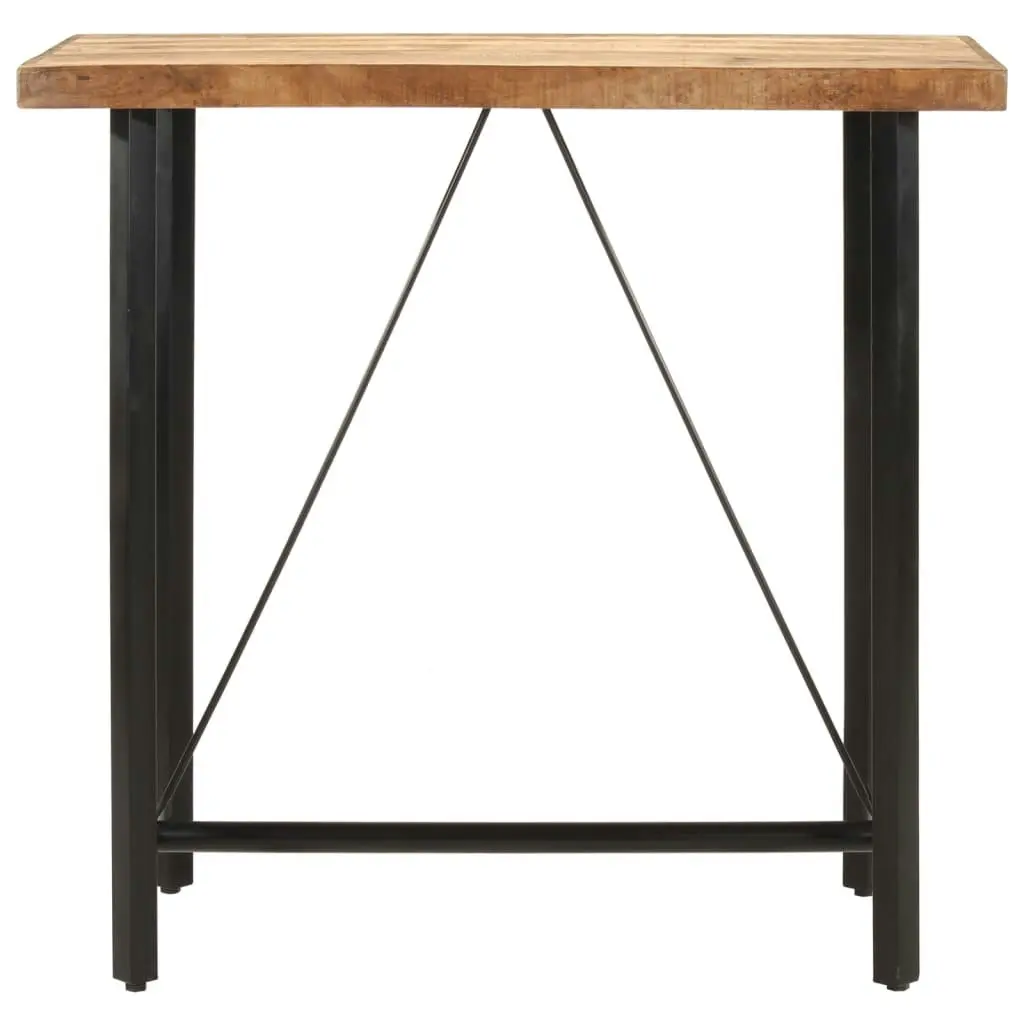 Bar Table 110x55x107 cm Solid Wood Mango and Iron 356381