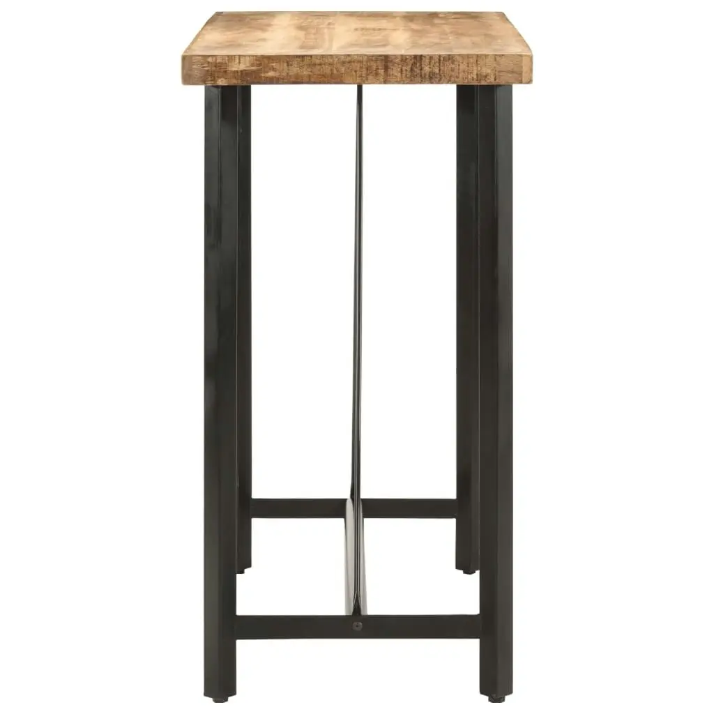 Bar Table 110x55x107 cm Solid Wood Mango and Iron 356381