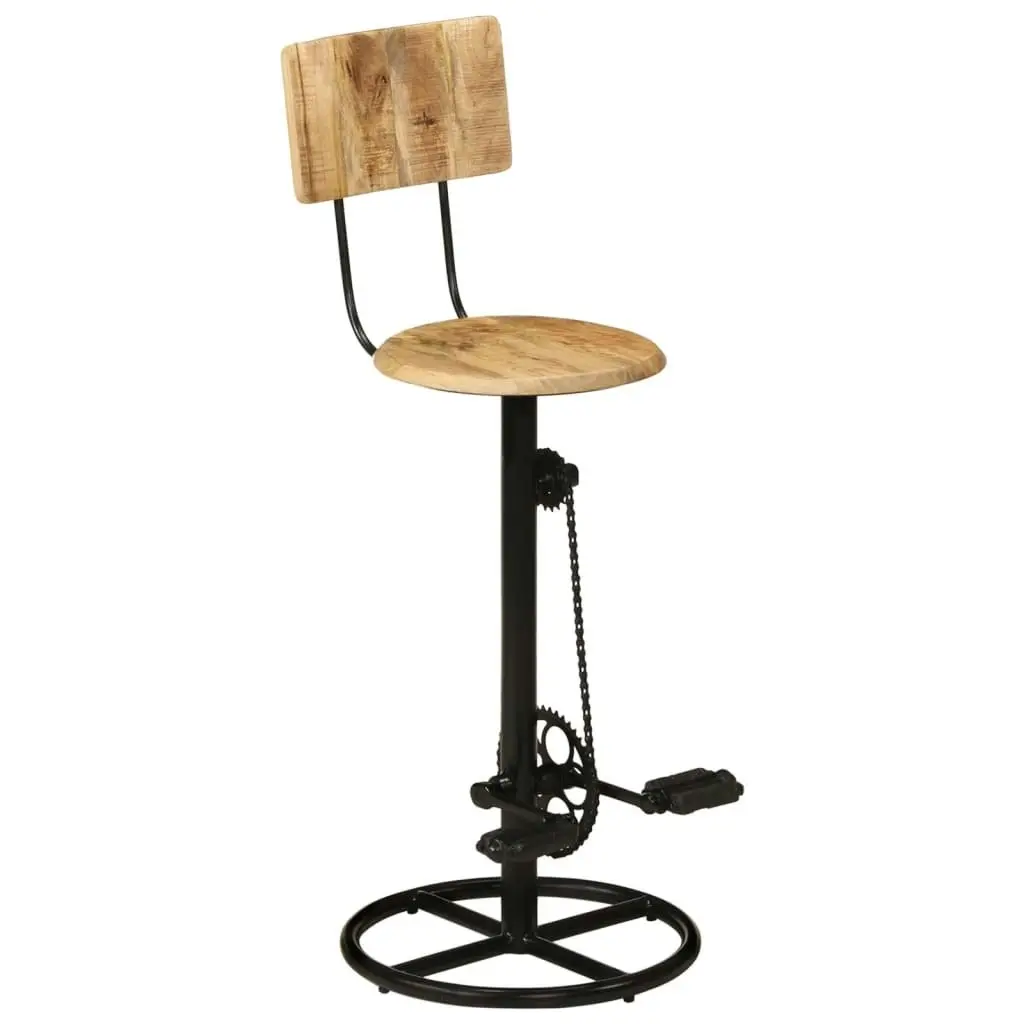 Bar Stools 2 pcs Solid Wood Mango 338218